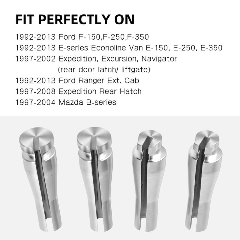 Richday Car Door OEM Cable Fix Part for F-series, E-series, Ranger, Expedition, Excursion, Navigator - Vehicle Door Latch Lock Cable Repair Kit (6 Standard Ends and 2 Locking Cam) - Image 3